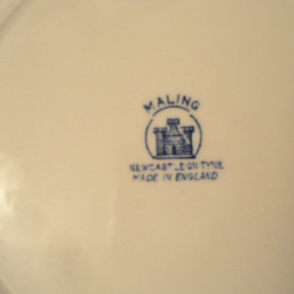 vintage  blue & white tea cup ~ ex large size - Picture 5 of 8